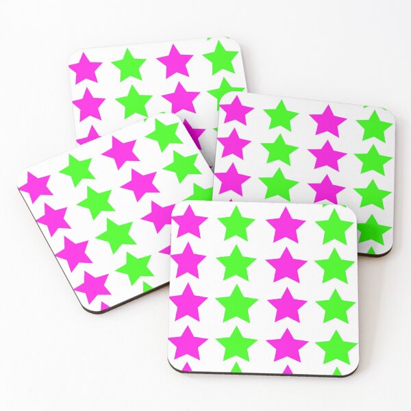 Item preview, green and pink stars designed and sold by KaylaH22.
