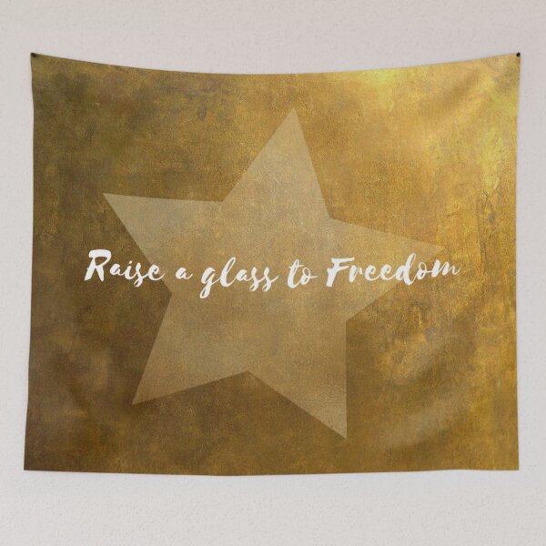 Item preview, Raise A Glass to Freedom designed and sold by BeluFndz.