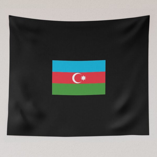 Item preview, Azerbaijan Azerbaijani flag flag designed and sold by GeogDesigns.