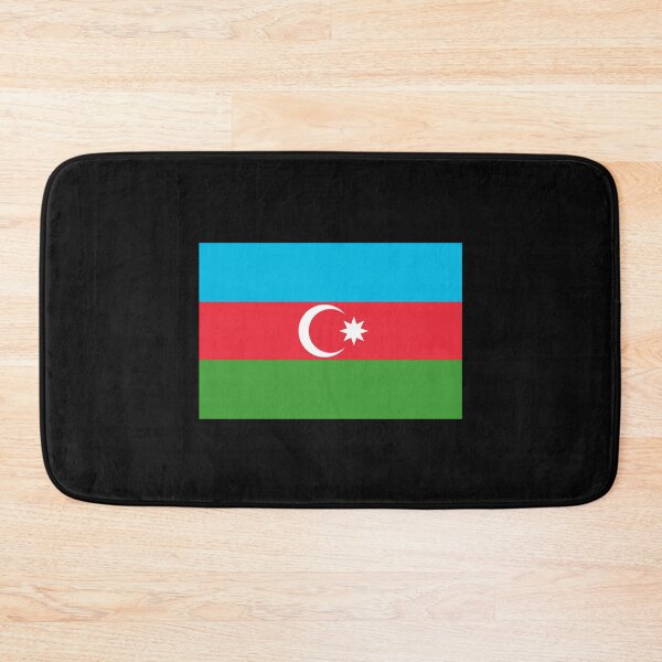 Item preview, Azerbaijan Azerbaijani flag flag designed and sold by GeogDesigns.
