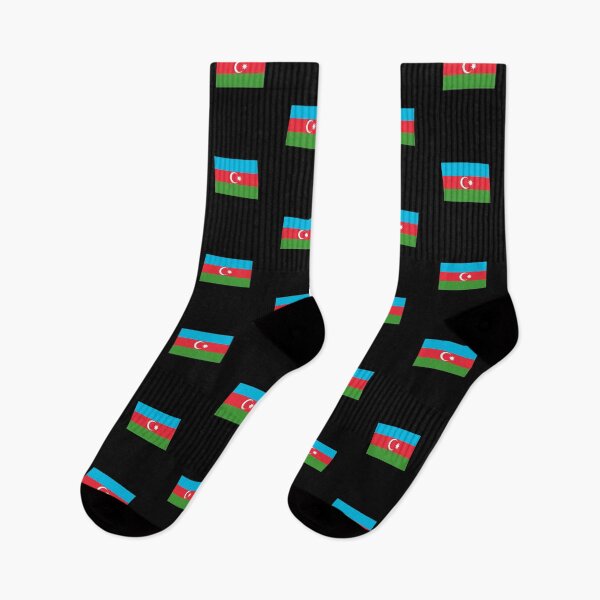 Item preview, Azerbaijan Azerbaijani flag flag designed and sold by GeogDesigns.
