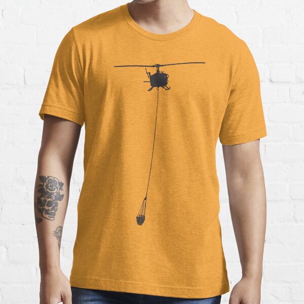 Bell 205 Huey with Water Bucket Essential T-Shirt