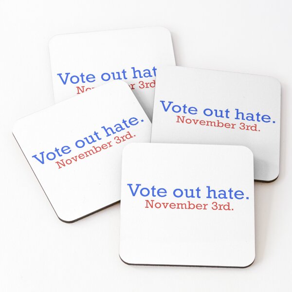 Item preview, Vote out hate. November 3rd.  designed and sold by rwachen.