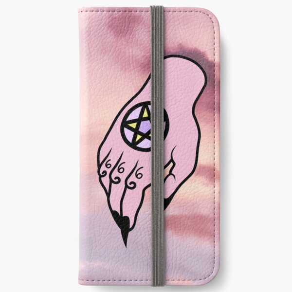 Gay Satanic Hand Tattoos iPhone Wallet