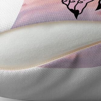 Alternate view of Gay Satanic Hand Tattoos Throw Pillow