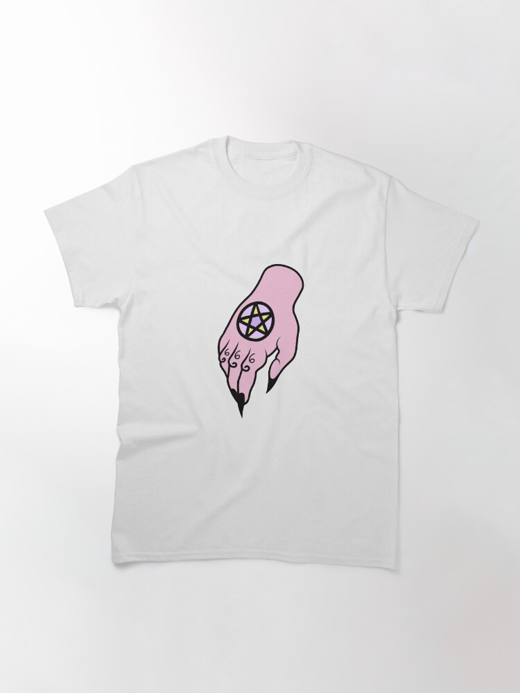 Alternate view of Gay Satanic Hand Tattoos Classic T-Shirt