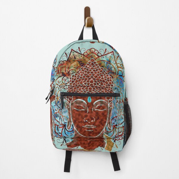 Item preview, Face of Buddha Mandala in Red designed and sold by MandalaSoul.