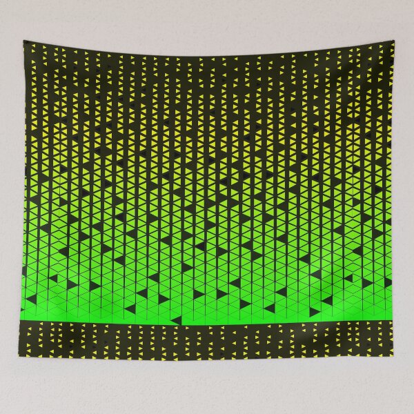 Item preview, Psychedelic 3D Neon Triangle Shapes, Abstract Geometric Design designed and sold by K. Scott  Teeters.