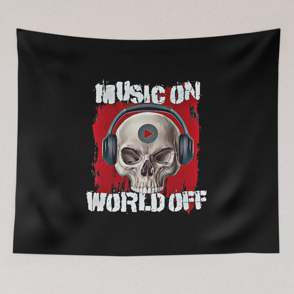 Item preview, Music on, world off designed and sold by drizzd.