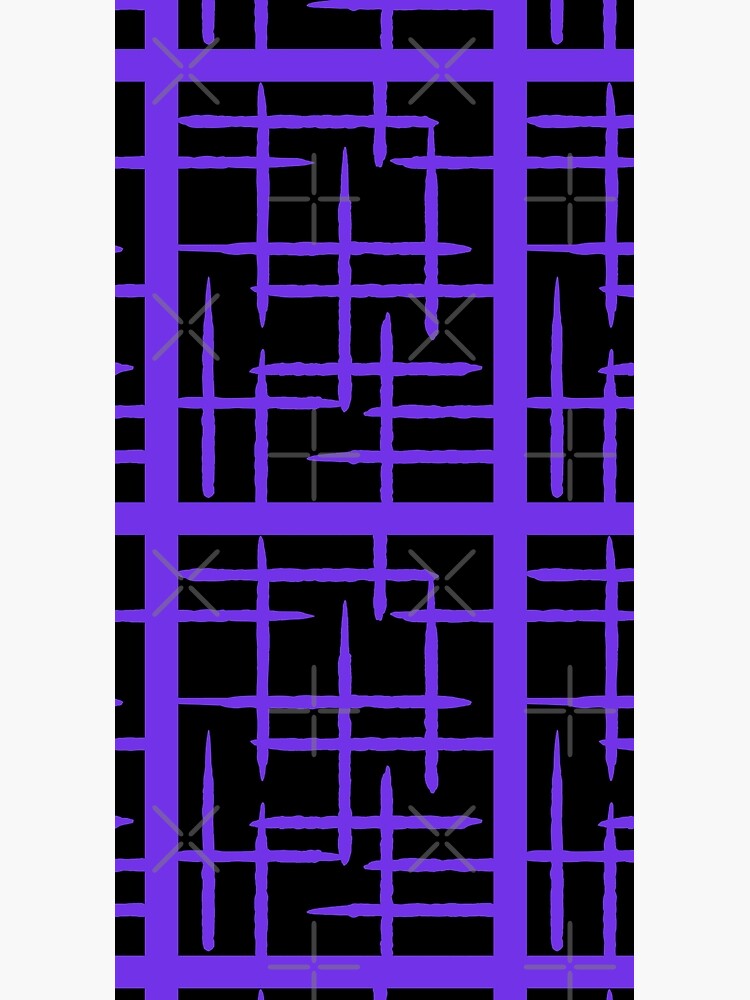 PURPLE AND BLACK GEOMETRIC LINES PATTERN by VICTIMRED