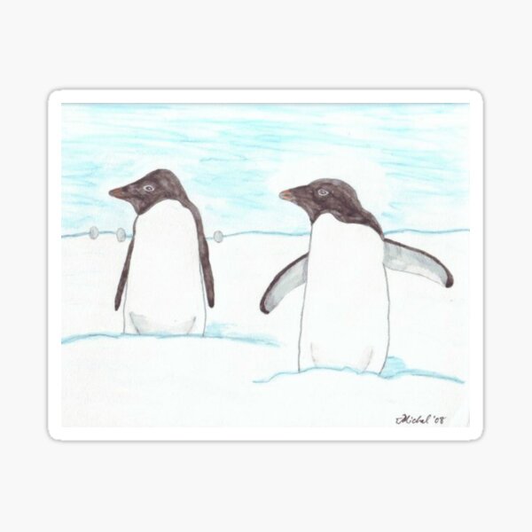 Adele Penguins Sticker