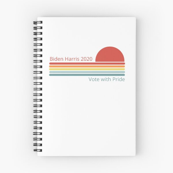 Item preview, Biden Harris 2020 Vote with Pride Retro Sunset designed and sold by sbctrending2020.