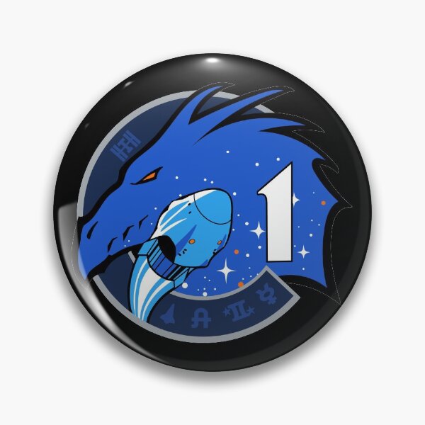 Item preview, SpaceX Crew 1 Dragon Insignia Patch Logo designed and sold by CrystalCrush.