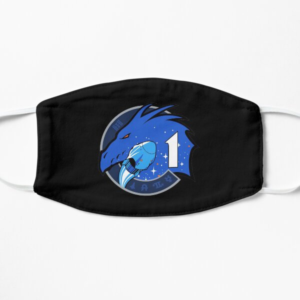 SpaceX Crew 1 Dragon Insignia Patch Logo Flat Mask