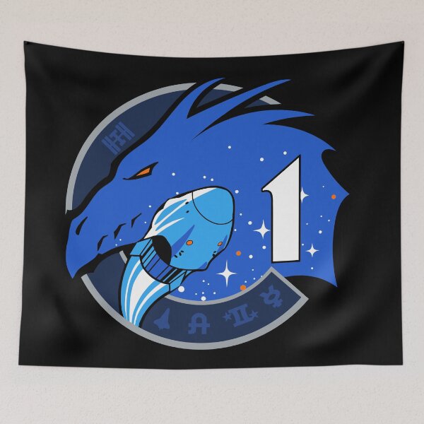 Item preview, SpaceX Crew 1 Dragon Insignia Patch Logo designed and sold by CrystalCrush.
