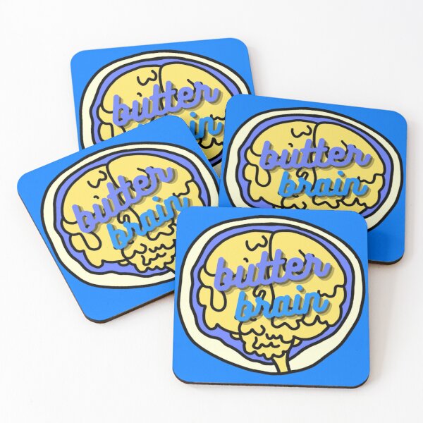 Item preview, Butter Brain (Purple & Blue) designed and sold by DrJuliesThings.