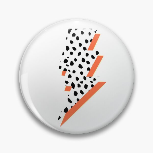 Item preview, orange lightning bolts designed and sold by Jaclyn's Stickers & Designs.