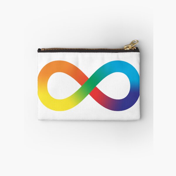 Item preview, Neurodiversity Rainbow Infinity designed and sold by castlepeak.
