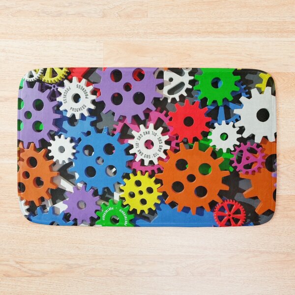Item preview, gears, colorful art, creative, artistic,  innovation, pattern art, pattern, designed and sold by prteacool.