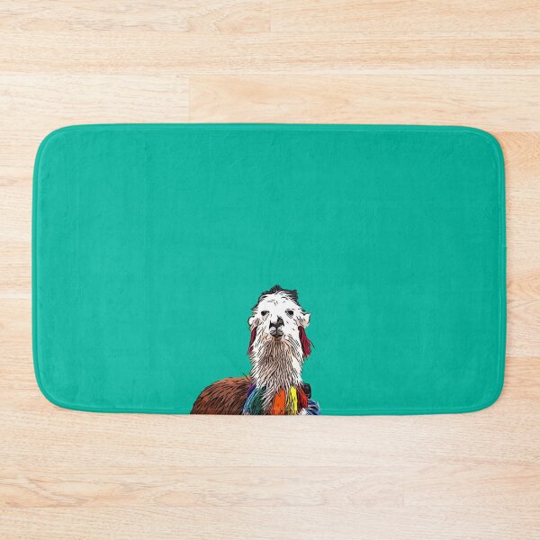 Item preview, The colorful lama designed and sold by The Iconic Minimalist.