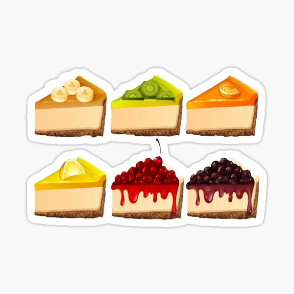 Cheesecake Gifts - Gift For Cheesecake Lover - Cool Cheesecake Shirt Sticker