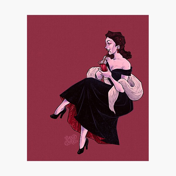 Item preview, Vampire Vintage Girlfriend designed and sold by flightlessart.