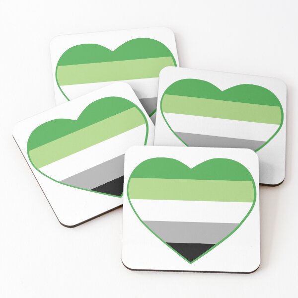 Item preview, Pride Flag Heart Aromantic designed and sold by Vanum-Chan.