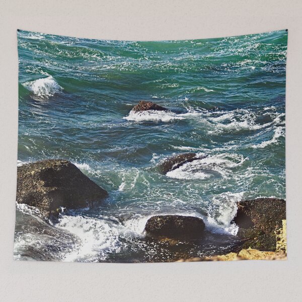 Item preview, Sea Waves Rocks Seascape designed and sold by worldways.