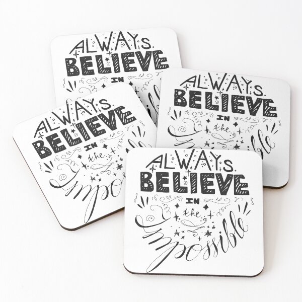Item preview, Believe In The Impossible designed and sold by LADYGOODMOOD.