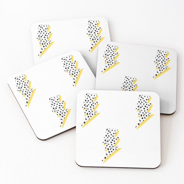 Artikelvorschau, gelbe Blitze entworfen und verkauft von Jaclyn's Stickers & Designs.