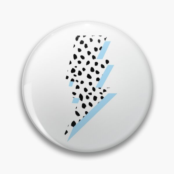 Item preview, blue lightning bolts designed and sold by Jaclyn's Stickers & Designs.