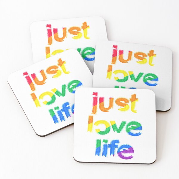 Item preview, Just Love Life Colorful Enjoy Your Life Be Yourself Don't Pretend Self-Love designed and sold by Paulina Vanlife.