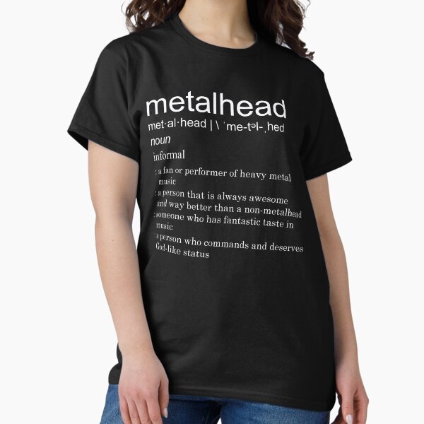 Item preview, Metalhead Meaning designed and sold by ShirtheadDesign.