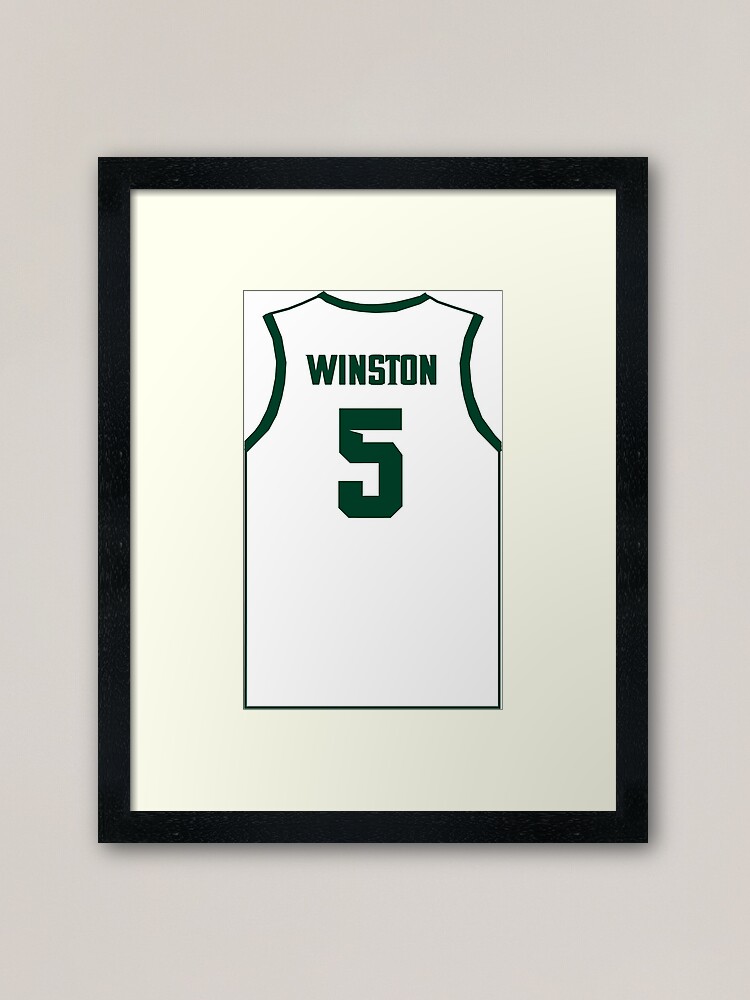 Cassius Winston Jersey Michigan State Framed Art Print for Sale by  wendyguzman