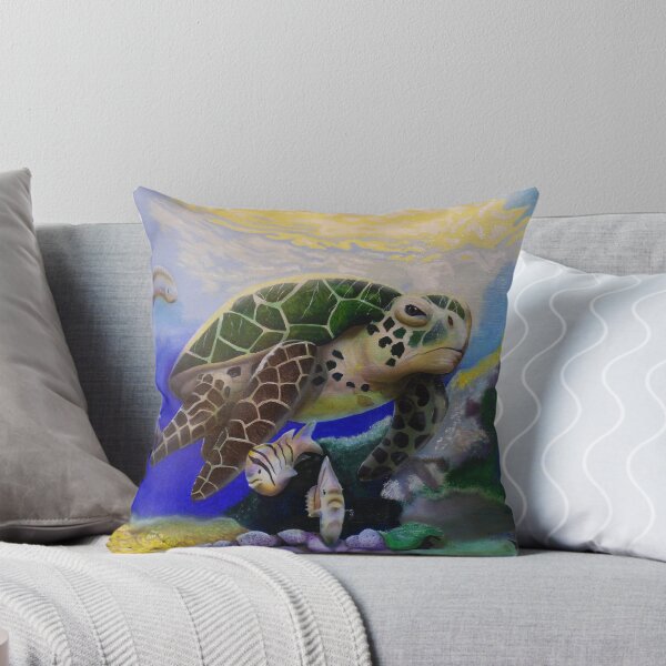 Item preview, Different Sea Turtle Cruising the Ocean floor  designed and sold by TJHstudio.