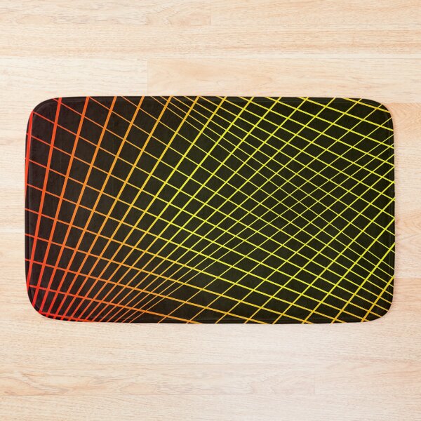 Item preview, Psychedelic 3D Neon Grid Lines, Abstract Geometric Design designed and sold by K. Scott  Teeters.