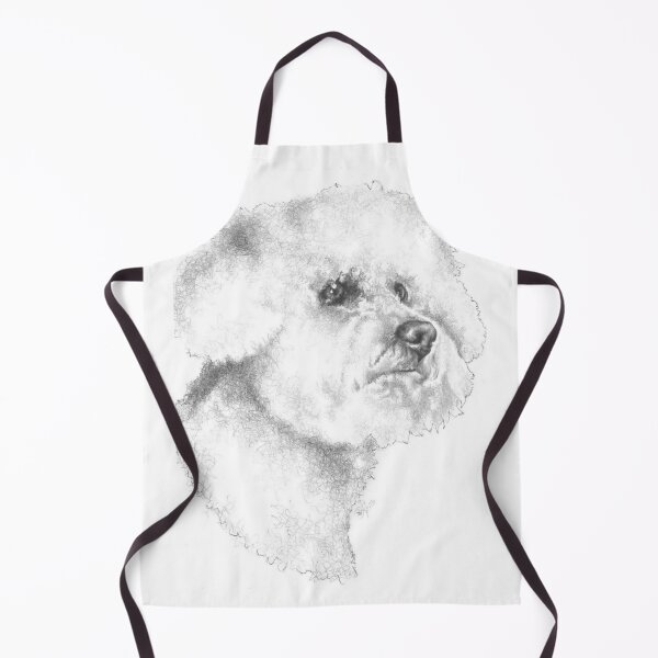 Item preview, Bichon Frise Portrait in Graphite designed and sold by BarbBarcikKeith.