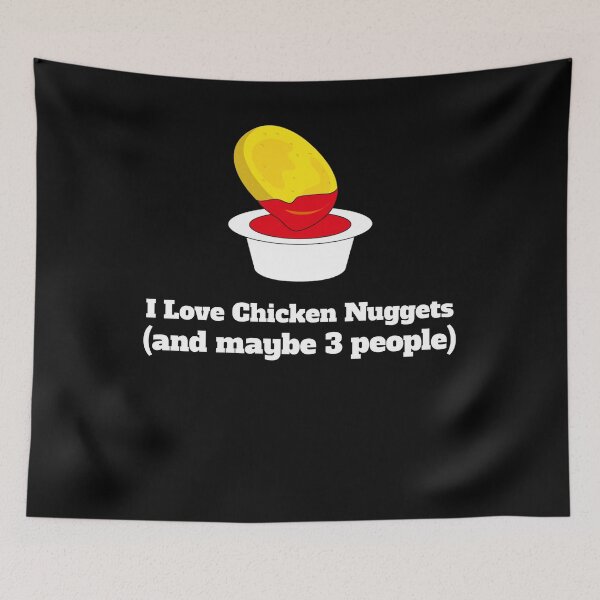Item preview, Funny Chicken Nuggets Gifts - I Love Chicken Nuggets And Maybe 3 People - Gift For Chicken Nugget Lover designed and sold by Galvanized.