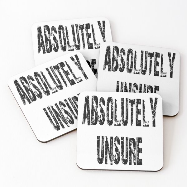 Item preview, Absolutely unsure designed and sold by jwebmarket.