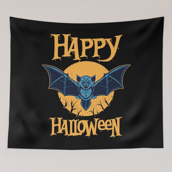 Item preview, Happy Halloween Bat designed and sold by Lin-Eve.