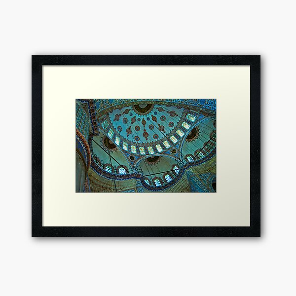 BLUE MOSQUE Framed Art Print