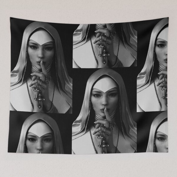 Item preview, Nun art designed and sold by Shazmond.