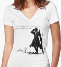 Marvelous Chester Women's Fitted V-Neck T-Shirt