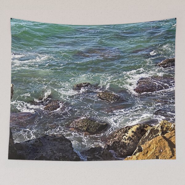 Item preview, Rocks Sea Waves Seascape designed and sold by worldways.