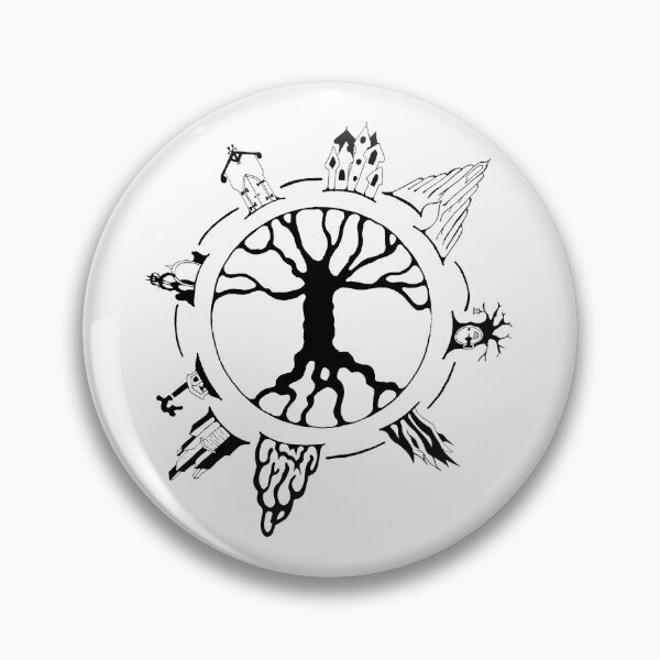 Item preview, Yggdrasil worldtree nine worlds designed and sold by q-paws.