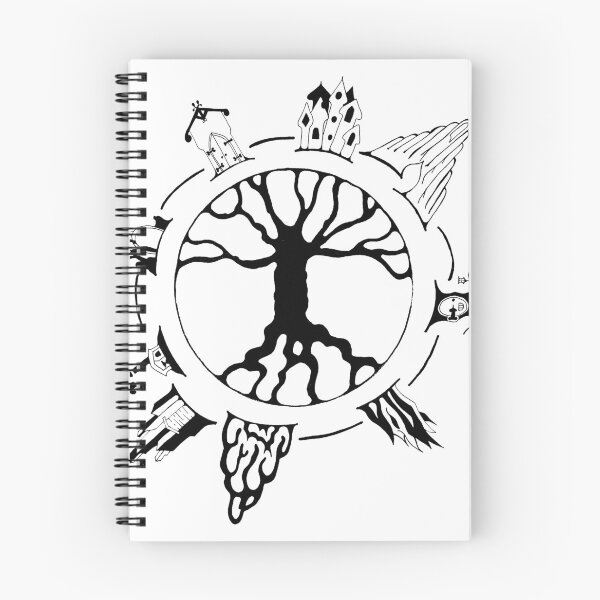 Item preview, Yggdrasil worldtree nine worlds designed and sold by q-paws.