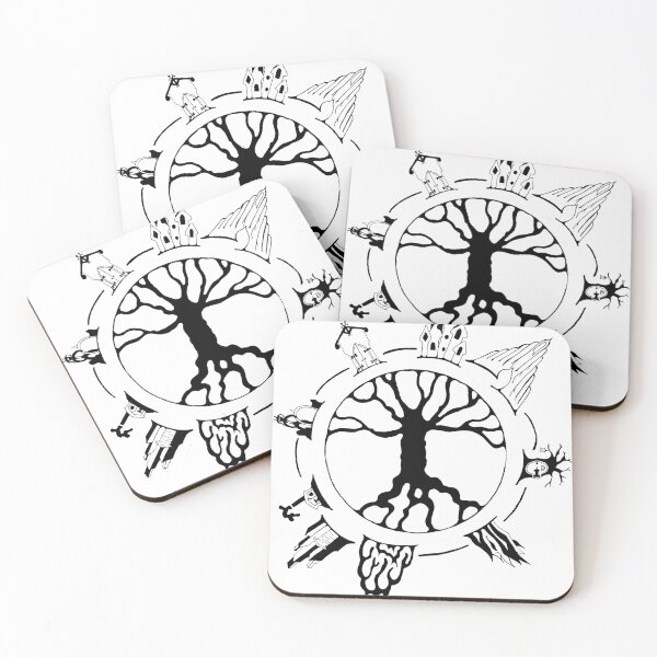 Item preview, Yggdrasil worldtree nine worlds designed and sold by q-paws.