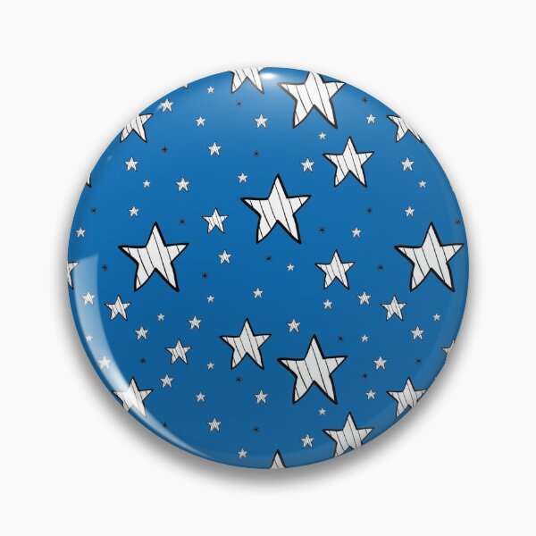 Item preview, White Stars with stripes on a Blue background designed and sold by Department61.