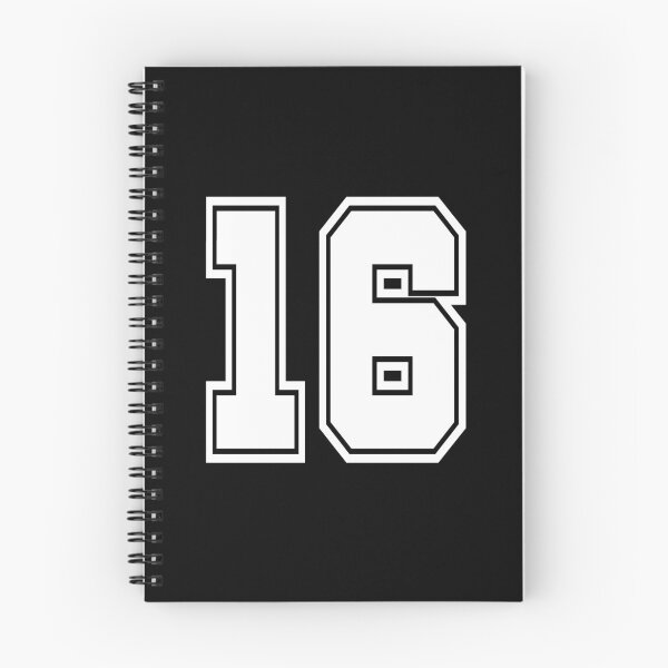 Item preview, 16 back number college style football soccer number designed and sold by GeogDesigns.