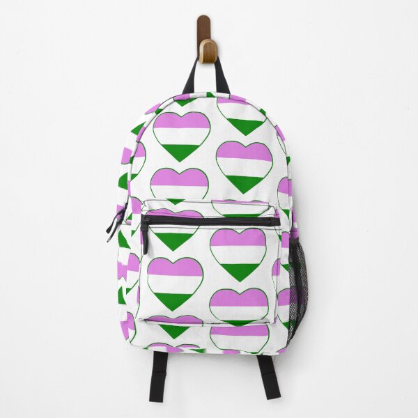 Item preview, Pride Flag Heart Genderqueer designed and sold by Vanum-Chan.